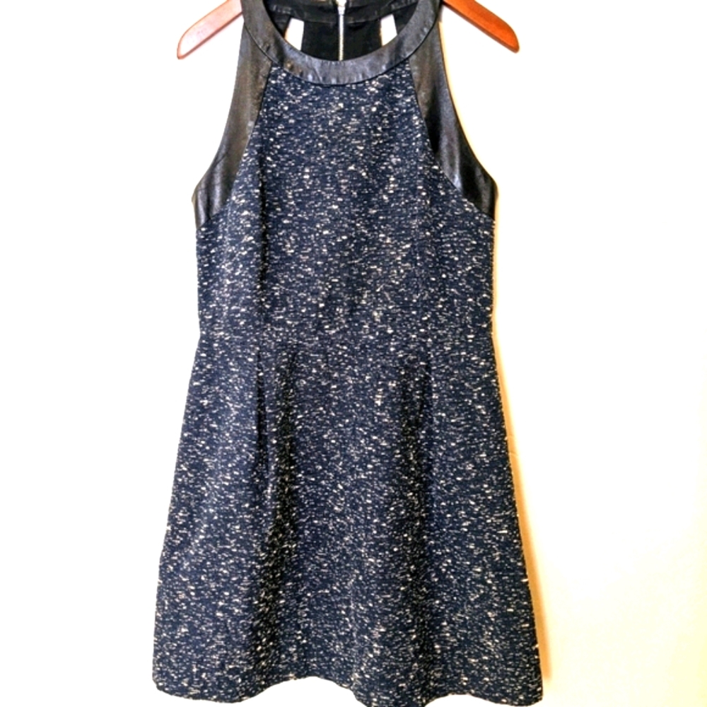 Sea New York blue cream tweed dress - Picture 2 of 10